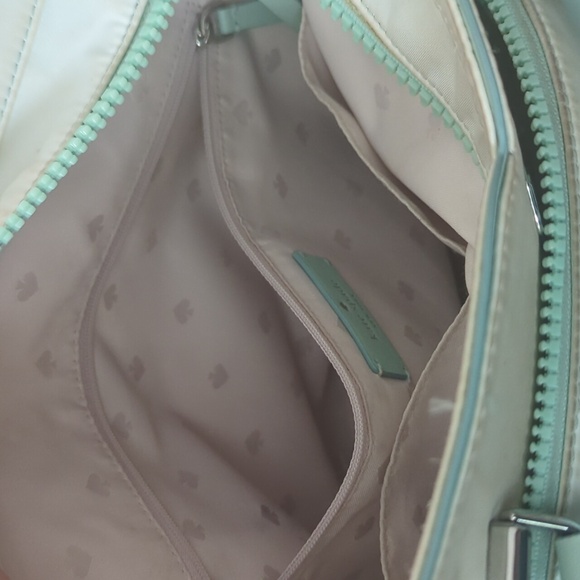 DONATING SOON: Kate Spade teal/aqua ombre nylon purse - Picture 5 of 6